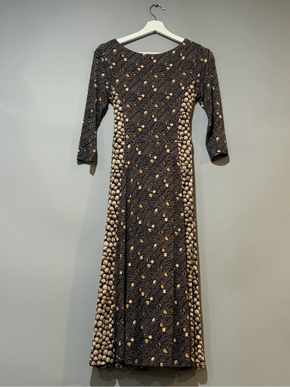 BODEN Anna Hotchpotch Floral Print Belted Jersey Midi Dress Size 4 - Picture 7 of 12